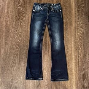 Miss Me Jeans Low Rise Boot Cut Size 25